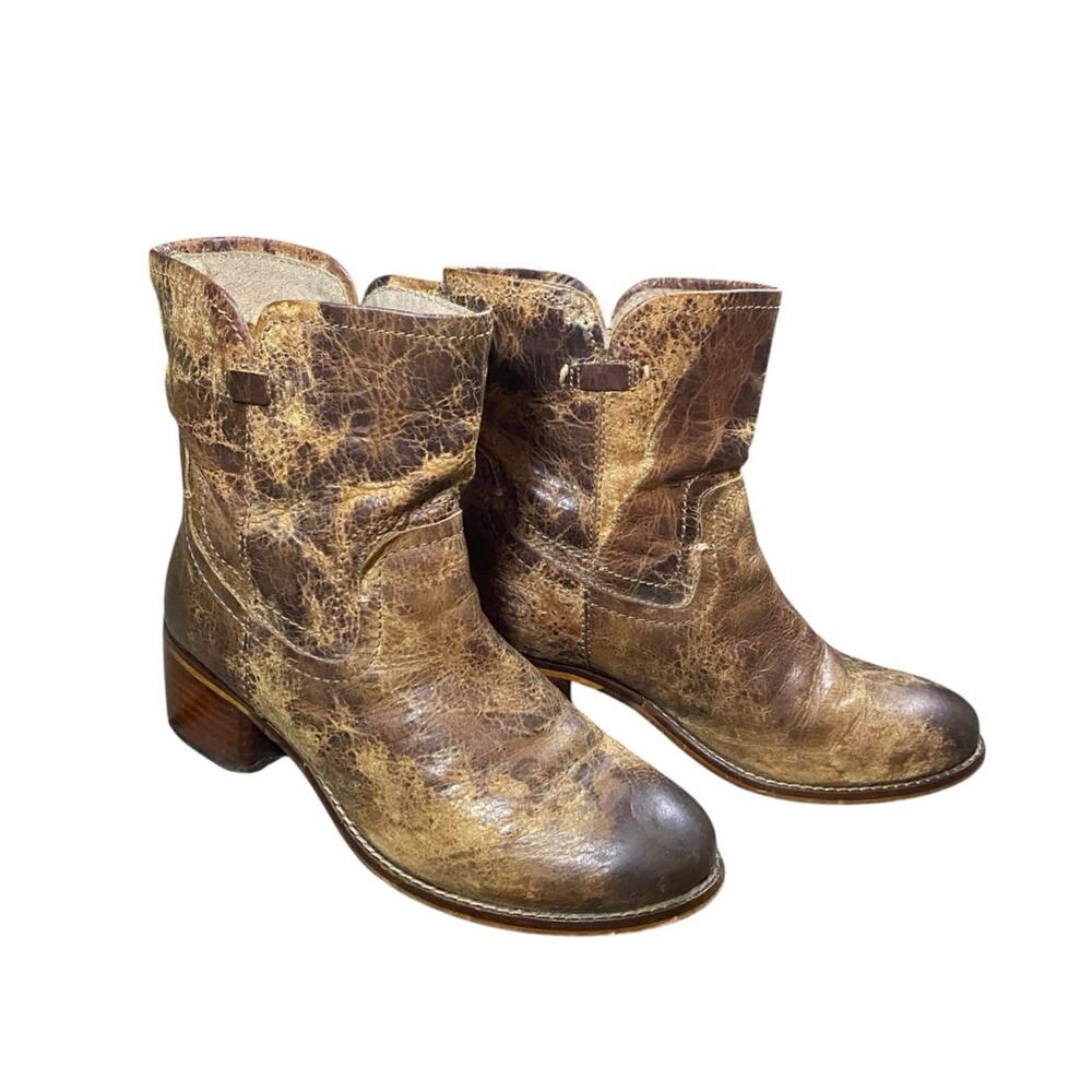 DIBA TRUE West Haven Rustic Leather Boots - 7.5